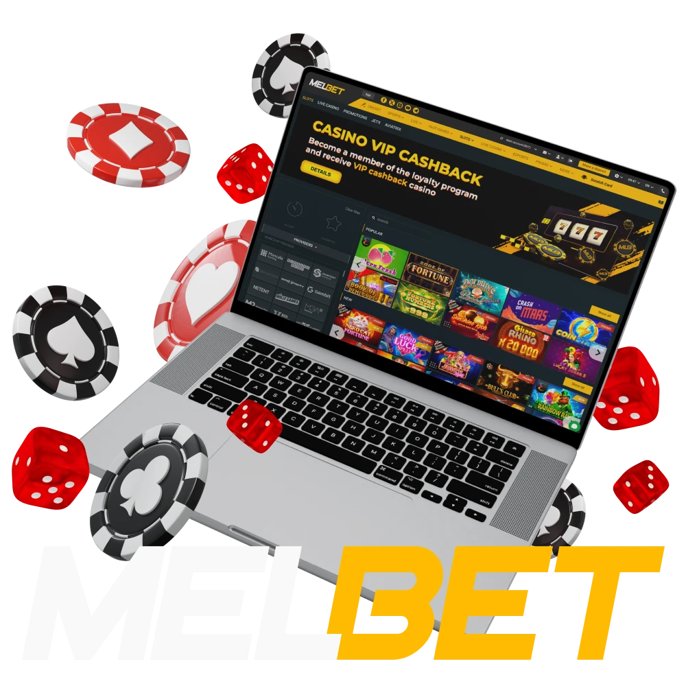 Play online slots, poker, aviator and other crash games at Melbet casino.