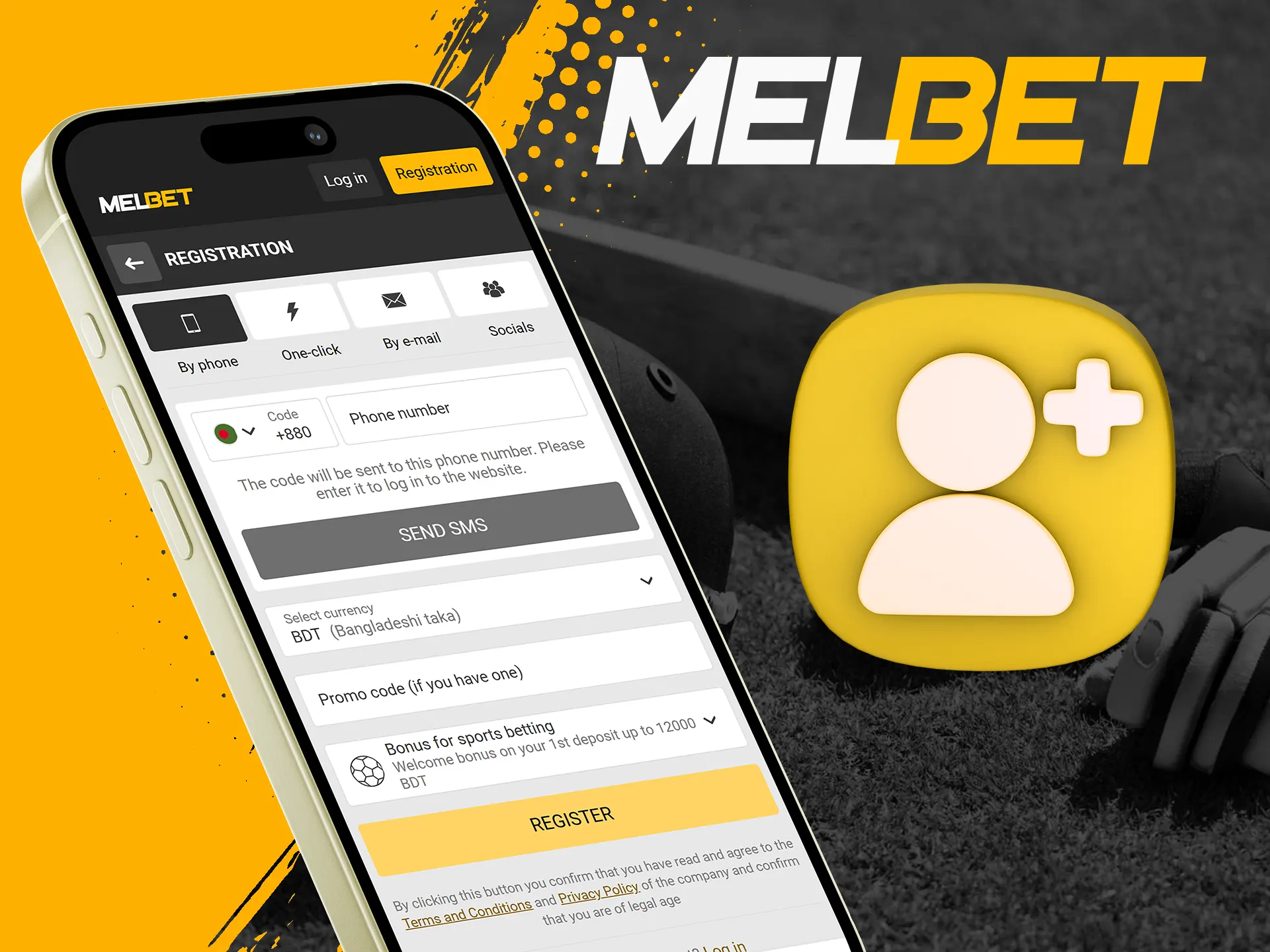 Signing up via the Melbet mobile app is a quick and easy process.