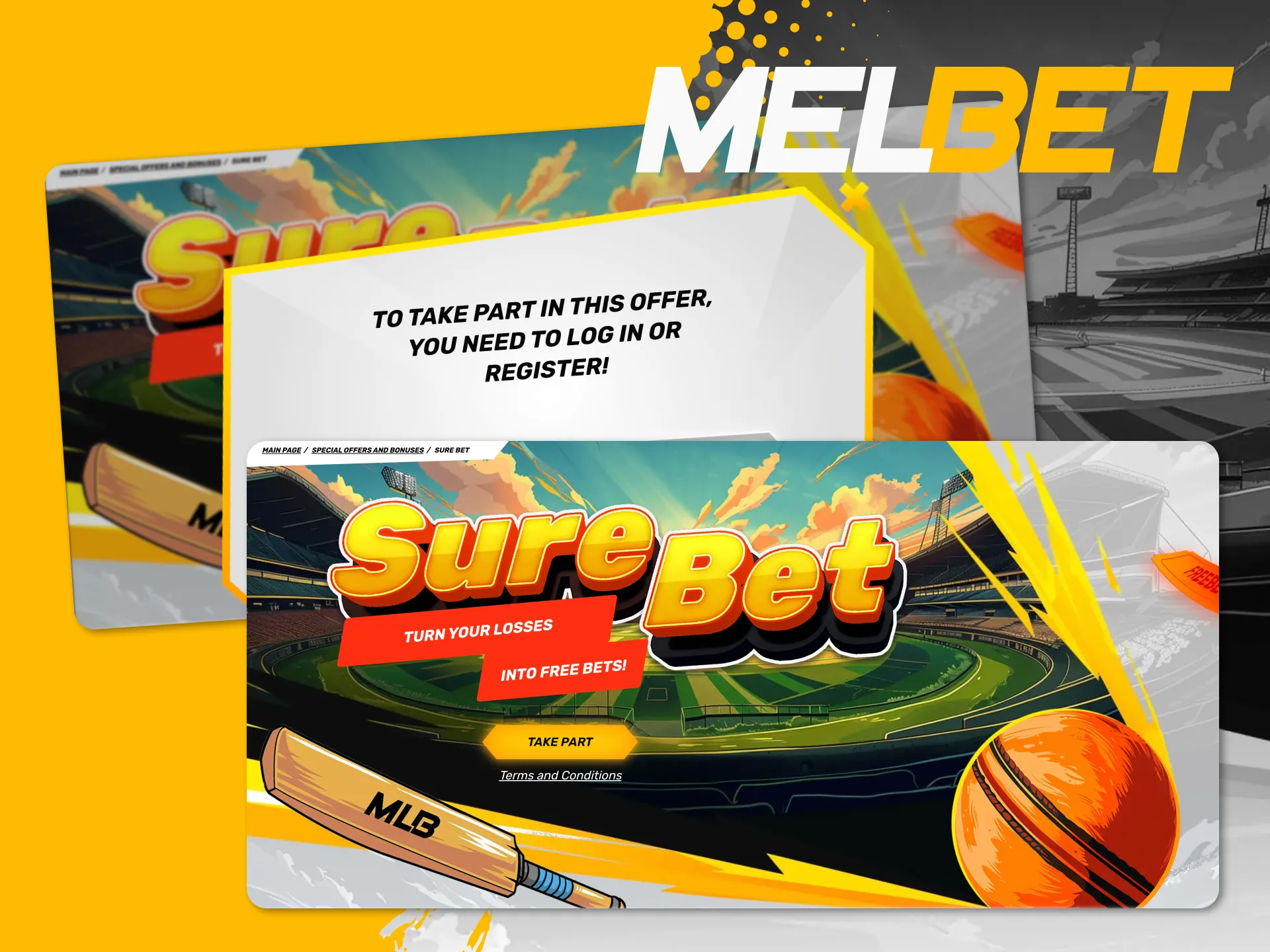 Look for Free Bet bonuses on the Melbet online casino website in the special offers section.