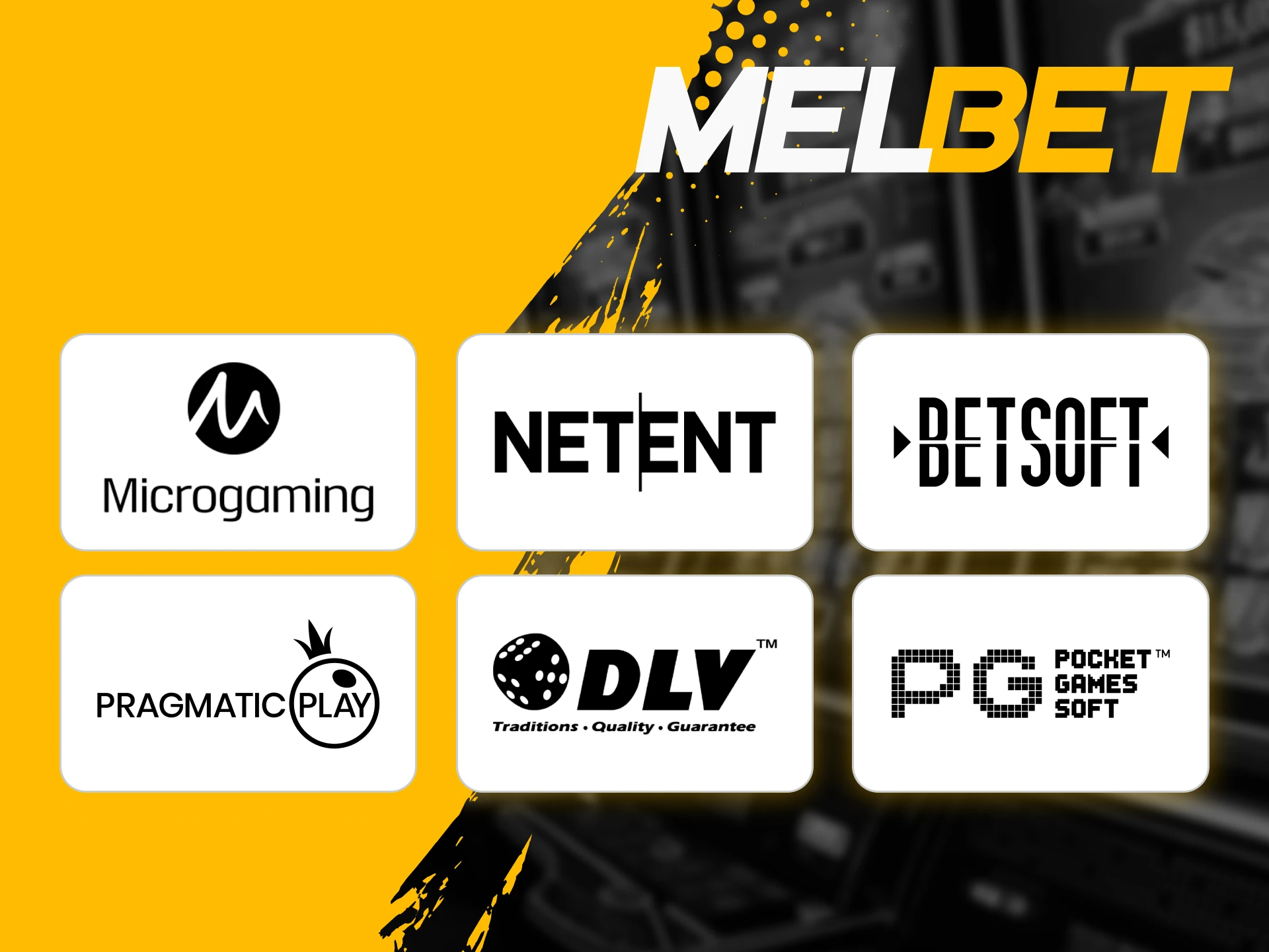 Top slot providers partner with Melbet to deliver quality entertainment.